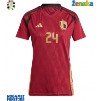 Belgija Amadou Onana #24 Domaci Dres za Ženska EP 2024 Kratak Rukav